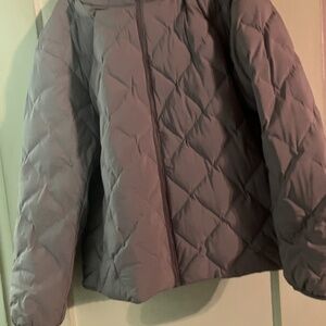 Uniqlo puff tech women’s xl parka gray